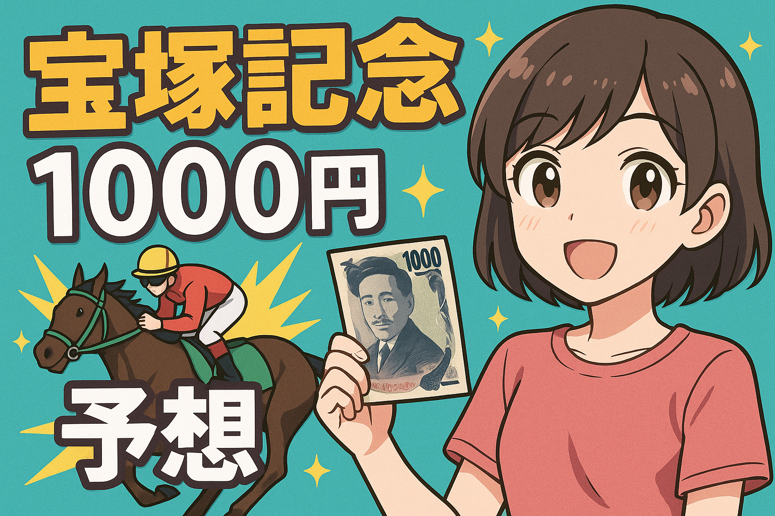 【2025年 宝塚記念】どるの最終予想 1000円で予想してみた